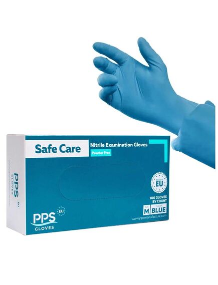 Manusi din nitril PPS Safe Care, 100 buc/cutie, Marime: S-[2]