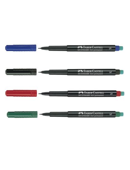 Marker permanent S FABER-CASTELL Multimark, albastru, Culoare: Albastru-[3]