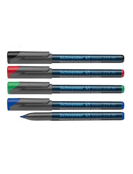 Marker permanent OHP SCHNEIDER Maxx 224 M, negru, Culoare: Negru-[4]