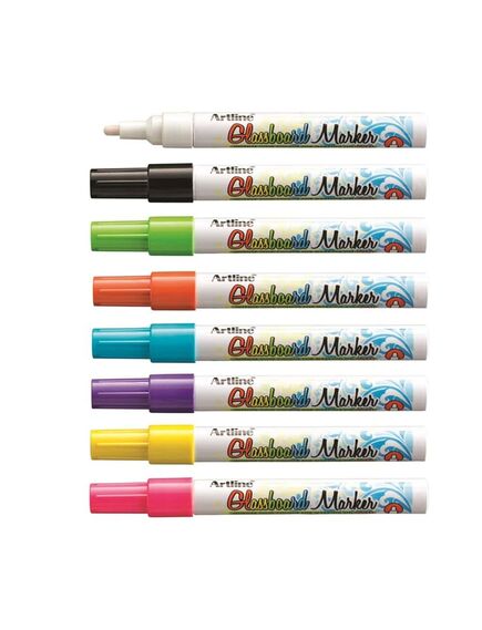 Marker tabla magnetica sticla, bleu, ARTLINE Glassboard, Culoare: Bleu-[2]