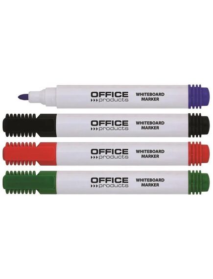 Marker whiteboard, varf 1-3 mm, negru, OFFICE PRODUCTS, Culoare: Negru-[2]
