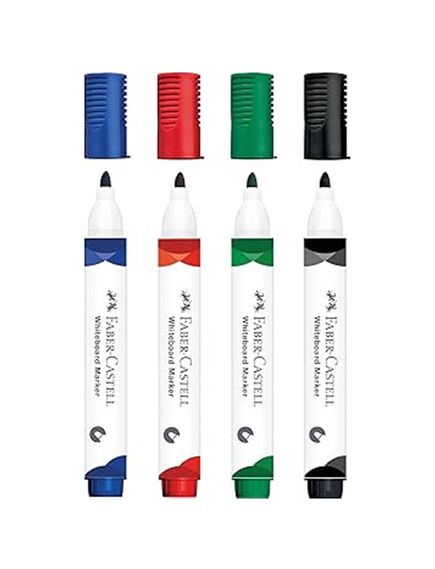 Marker whiteboard albastru W20 FABER-CASTELL, Culoare: Albastru-[2]