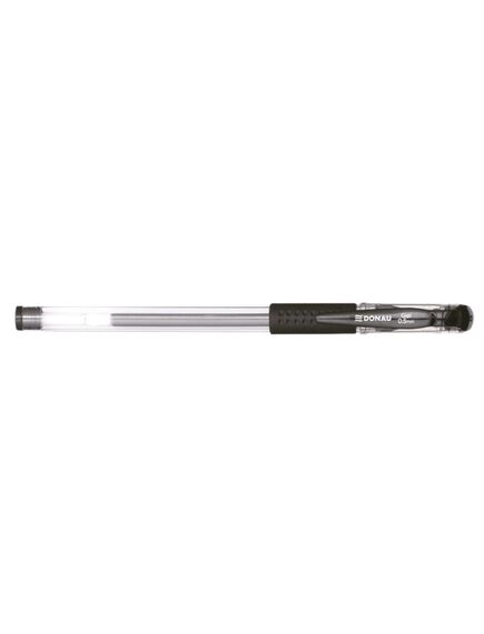Pix cu gel si grip 0.5 mm DONAU, Culoare: Negru-[2]