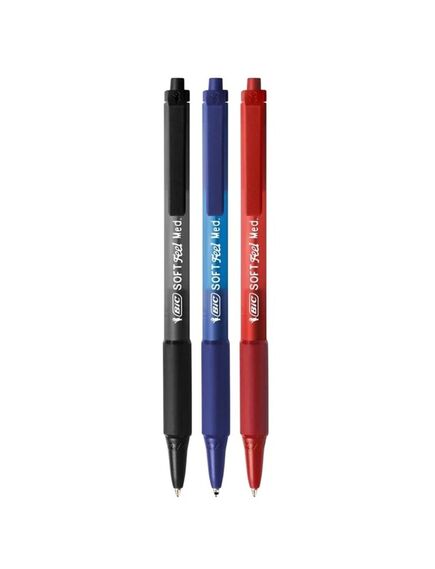 Pix cu mecanism 1.0 mm, albastru, Soft Feel BIC, Culoare: Albastru-[3]