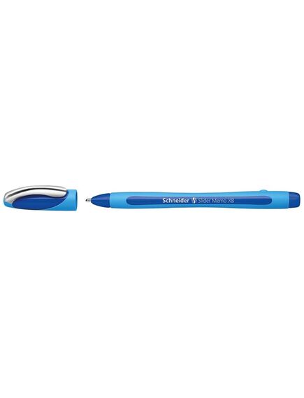 Pix cu rubber grip 1.4 mm, SCHNEIDER Slider Memo XB, Culoare: Albastru-[2]
