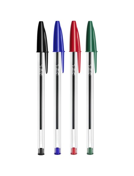 Pix fara mecanism, 1.0 mm, albastru, BIC Cristal Medium, Culoare: Albastru-[3]