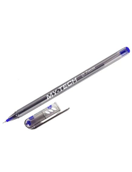 Pix fara mecanism, varf 0.7 mm, albastru, PENSAN My Tech, Culoare: Albastru-[2]