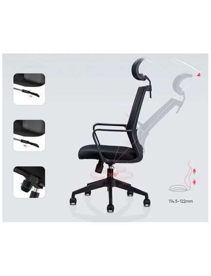 Scaun birou ergonomic DELI 4503-[3]