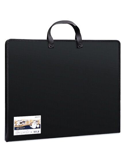 Servieta pictura, format A3, cu maner, DELI 72706, Culoare: Negru-[2]