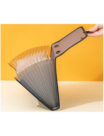 Servieta plastic, cu burduf, 13 compartimente, DELI 5556-[5]
