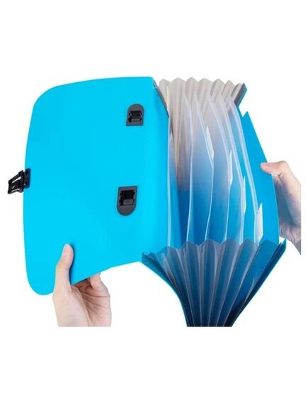 Servieta plastic, cu burduf, 7 compartimente, DELI-[5]