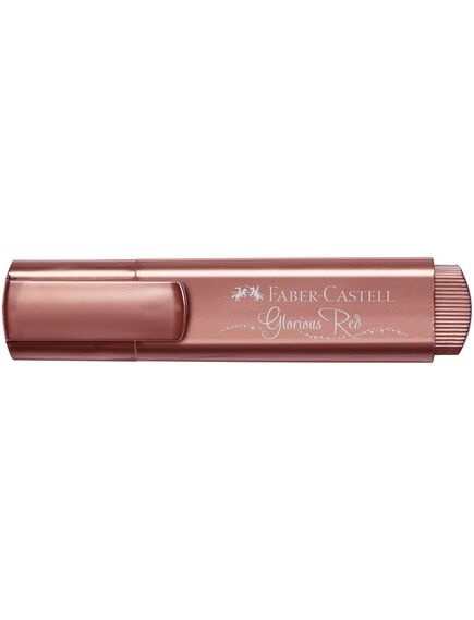Textmarker FABER-CASTELL 1546 Metallic, rosu, Culoare: Rosu-[2]