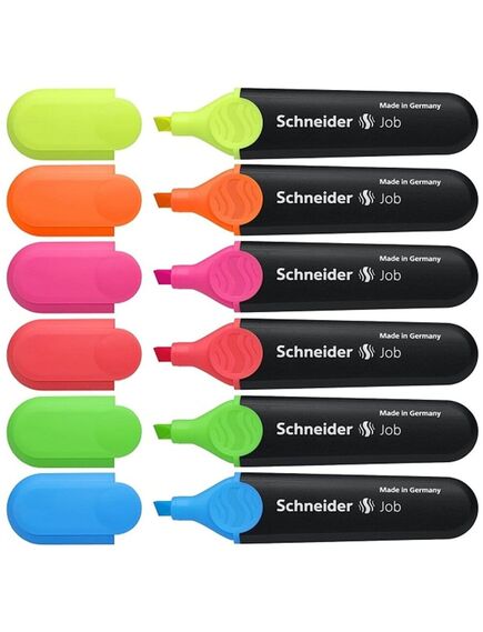 Textmarker, varf tesit 1-5mm, galben, SCHNEIDER Job, Culoare: Galben-[5]