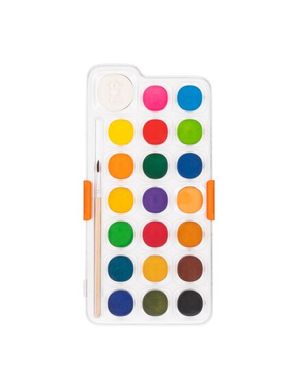 Acuarele 21 culori/set + pensula, DELI-[2]