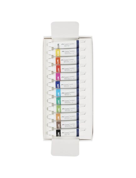 Acuarele cu paleta pictura, 12 tuburi /set, FABER-CASTELL-[2]