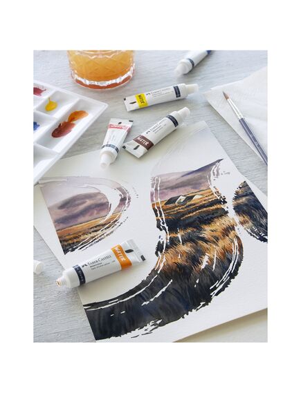 Acuarele cu paleta pictura, 12 tuburi /set, FABER-CASTELL-[3]