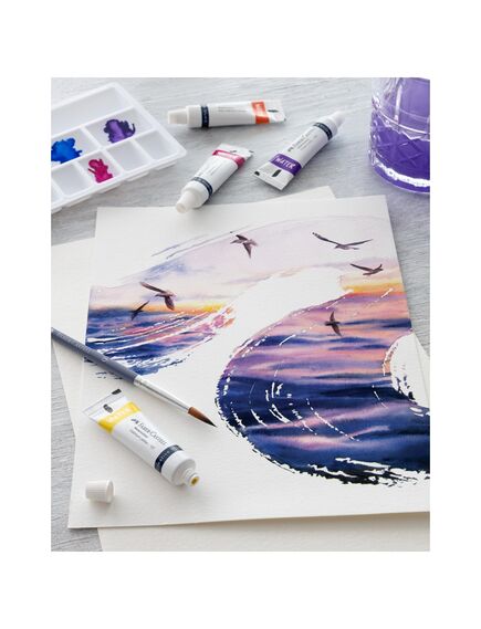 Acuarele cu paleta pictura, 24 tuburi /set, FABER-CASTELL-[2]