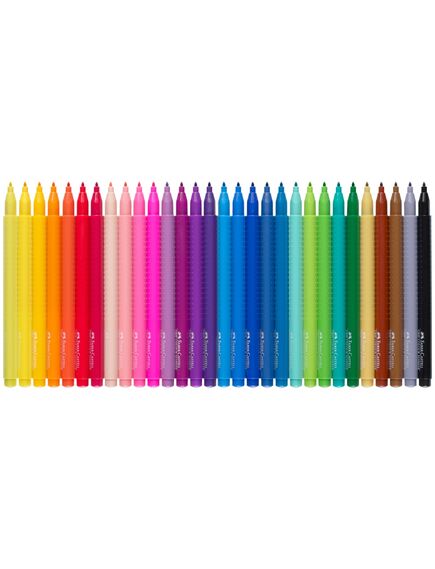 Carioci 30 culori/set FABER-CASTELL Grip-[3]