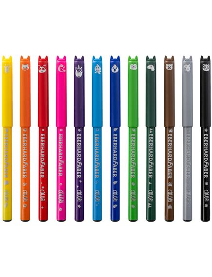 Carioci EBERHARD FABER Animale, 12 culori/set-[2]