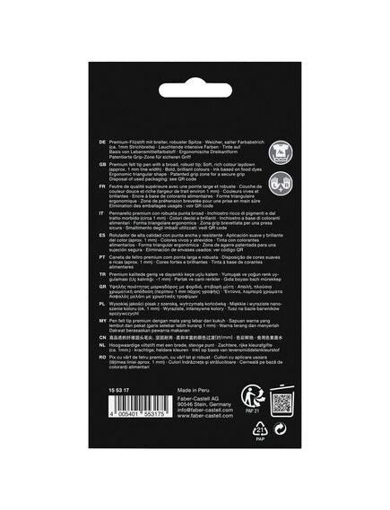 Carioci cu grip FABER-CASTELL Boldpen, 10 culori/set-[2]