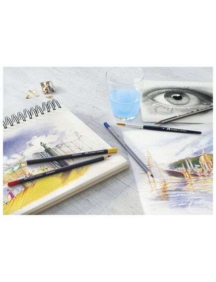 Creioane colorate FABER-CASTELL Goldfaber Aqua, 12 culori/set-[4]