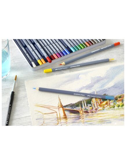 Creioane colorate FABER-CASTELL Goldfaber Aqua 24 culori/set-[4]
