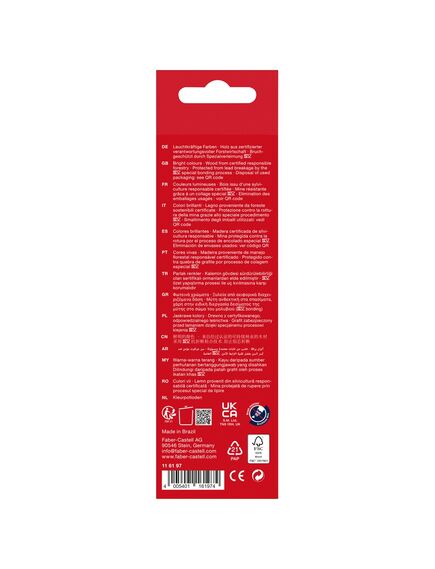 Creioane cu 2 capete, 8 buc/set, FABER-CASTELL Bicolor-[2]