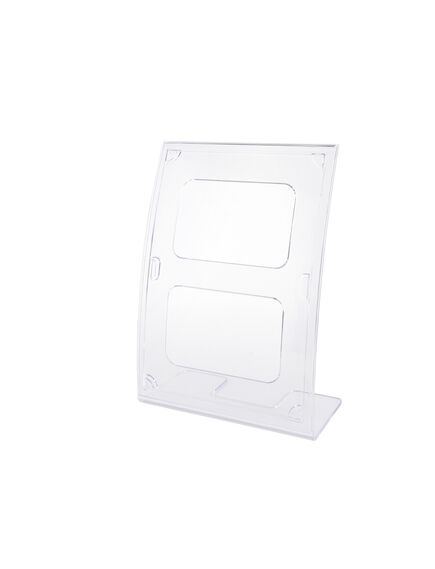 Display plastic pentru pliante, forma curbata, A4, portrait, KEJEA-[2]