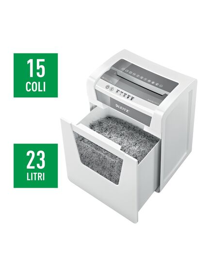 Distrugator documente cross-cut 15 coli LEITZ IQ Office-[2]