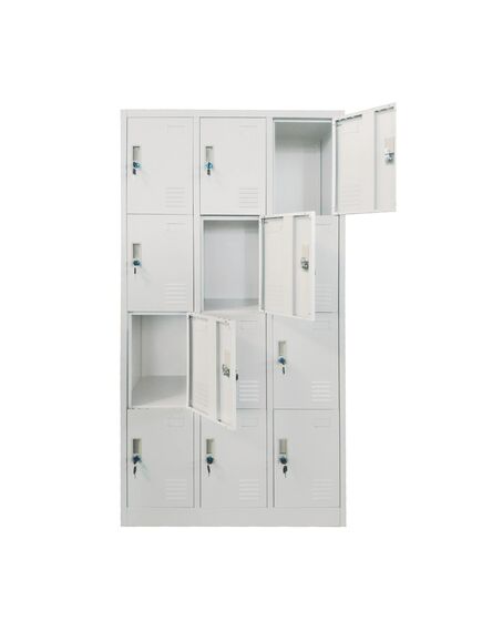 Dulap metalic cu 12 compartimente, 90x40x185 cm, RFG-[2]