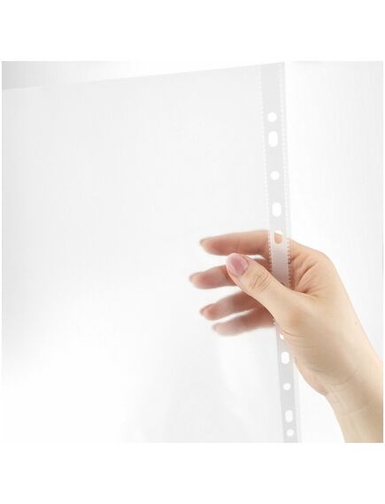 File protectie transparente, 50 microni, 100 buc/set, D.RECT-[3]