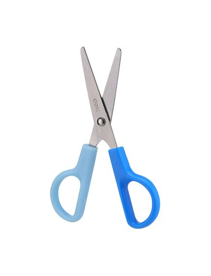 Foarfeca copii 12 cm, cu protectie plastic, DELI-[3]