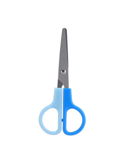 Foarfeca copii 12 cm, cu protectie plastic, DELI-[4]