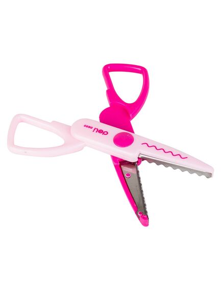 Foarfeca copii, cu model, 13.5 cm, DELI Zig-Zag-[4]