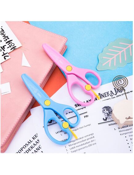 Foarfeca pentru copii, 13 cm, din plastic, DELI D604-[2]