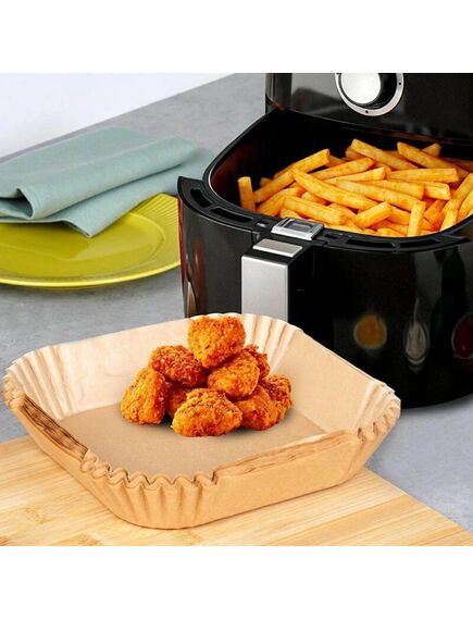 Hartie de copt airfryer, 20x20x4.5 cm, 50 buc/set, CLARINA-[3]
