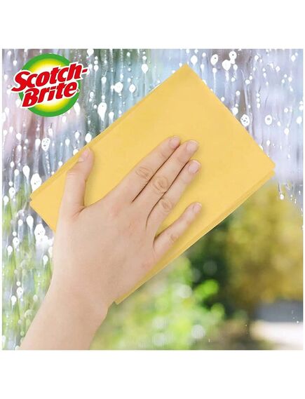 Laveta microfibra pentru geamuri Scotch-Brite, 32 x 35 cm-[3]