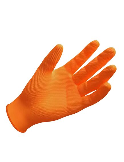 Manusi nitril extra rezistente GRIPZZLY GoGrip, 50 buc/cutie, Marime: L-[2]