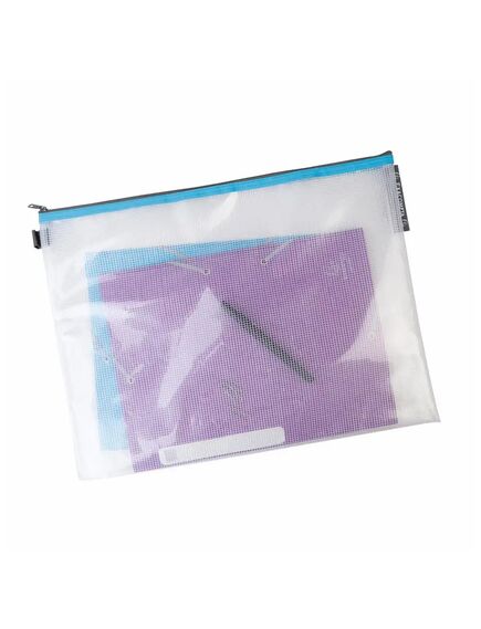 Mapa plastic A3 cu fermoar, OPTIMA Mesh-[2]