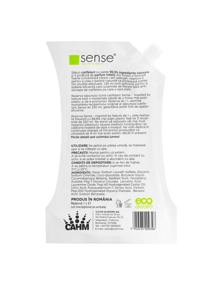 Rezerva sapun lichid SENSE, 1 L-[2]