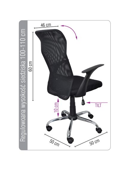 Scaun birou ergonomic OFFICE PRODUCTS Rhodos-[3]