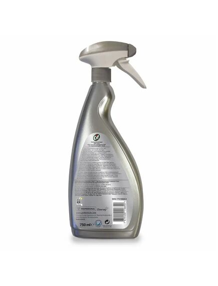 Solutie curatare suprafete din inox, 750 ml, CIF Professional-[2]