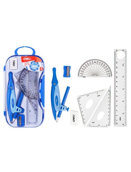Trusa geometrie 7 piese DELI EG3020-[2]