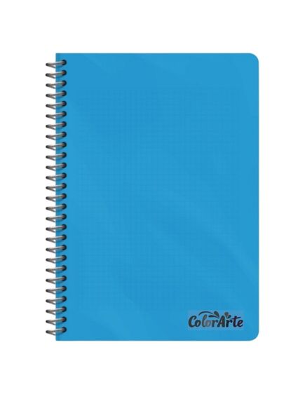 Caiet cu spirala A4, 80 file, coperta plastic, dictando, ColorArte, Liniatura: Dictando-[2]