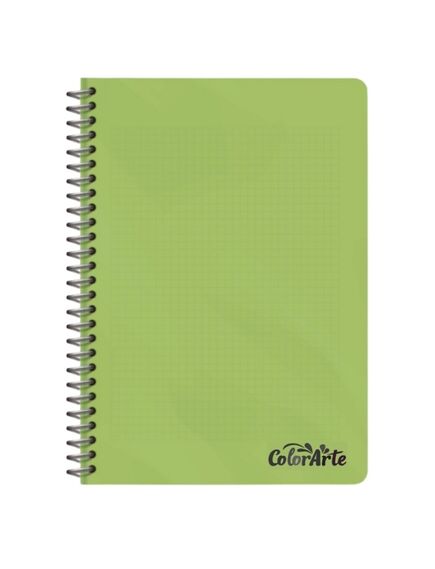 Caiet cu spirala A4, 80 file, coperta plastic, dictando, ColorArte, Liniatura: Dictando-[5]