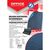 Coperta carton imitatie piele A4, 250 g/mp, 100 buc/set OFFICE PRODUCTS - bleumarin, Culoare: Bleumarin-