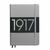 Caiet cu elastic A5, punctat, 125 file, LEUCHTTURM1917 Metallic - Argintiu, Culoare: Argintiu, Liniatura: Punctat-