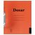 Dosar carton incopciat 1/1, 300 g/mp, 50 buc/set, rosu, PAPERLAND, Culoare: Rosu-