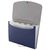 Mapa de plastic cu burduf, A4, 6 compartimente, albastru, D.RECT 5566, Culoare: Albastru-
