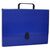 Servieta carton cu maner, 1 compartiment, bleumarin, OFFICE PRODUCTS, Culoare: Bleumarin-